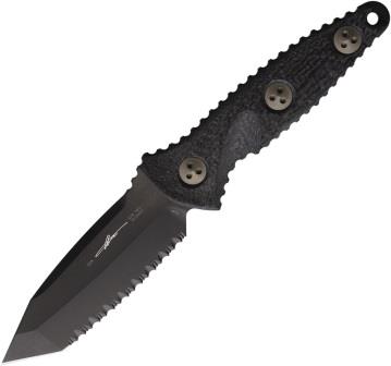 MCT1143DLCCFS Microtech Socom Alpha Fixed Blade Knife T/E Black DLC FS